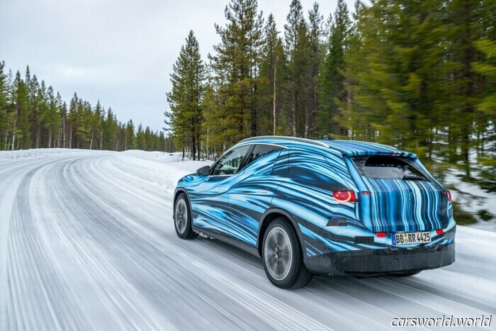 Mercedes presenta in anteprima il nuovo GLC EV con ricarica rapida CC da 320 + kW / Carscoops